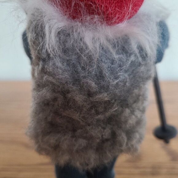 Butticki Swedish Tomte Gnome On Skis Made In Sweden Fabulously Festive Decor - Picture 12 of 16